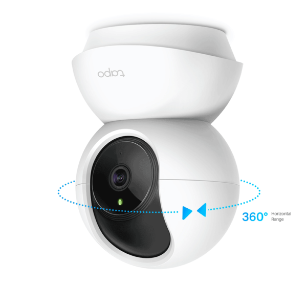 TP-LINK TAPO C210 - Cámara Domo IP PT WiFi para Interior con resolución de 3 MP, visión nocturna, WiFi 2.4 GHz, notificaciones push y ranura para Micro SD, además de audio de doble vía. #2025TPL #MCI2Q125 - Image 2
