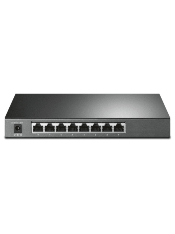 TP-LINK SG2008P - Switch administrable JetStream SDN PoE con 8 puertos 10/100/1000 Mbps, incluyendo 4 puertos PoE con un presupuesto total de 62W. Ofrece administración centralizada a través de OMADA SDN. - Image 3