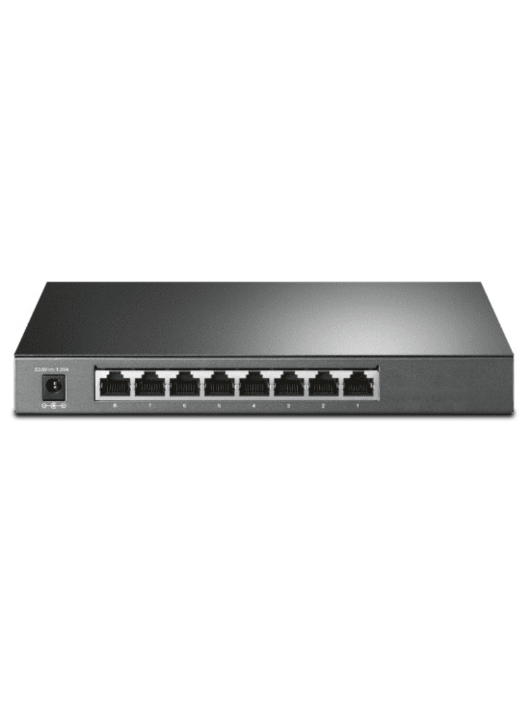 TP-LINK SG2008P - Switch administrable JetStream SDN PoE con 8 puertos 10/100/1000 Mbps, incluyendo 4 puertos PoE con un presupuesto total de 62W. Ofrece administración centralizada a través de OMADA SDN. - Image 3