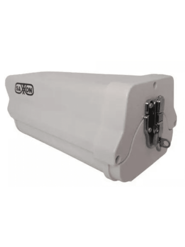 SAXXON HO605SHK - Kit de gabinete blanco tipo FLIP OPEN y brazo / Tipo corto / 25 CM De largo / Blanco / - Image 2
