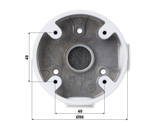 DAHUA PFA13A-E - Caja de conexiones para camaras domo DAHUA serie HDW1000 / 1100 / 1200 / 1220 / 1400 / 2231 / 2401M / HDW1100RVF / 1200 / 1220 / 1400 - Image 2