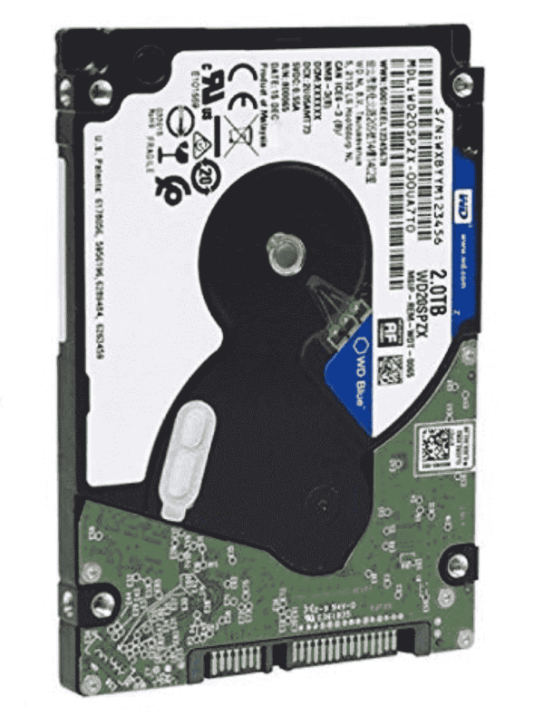 WESTERN DIGITAL WD20SPZX - Disco duro interno de 2 TB, Serie Blue, formato 2.5", SATA 6GB/s, 5400 RPM. #GAMER #AR - Image 3