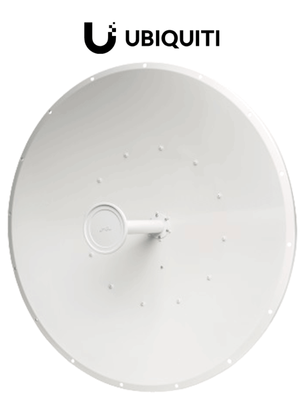 UBIQUITI AF-5G34-S45 - Antena direccional AirFiber X para radio conectorizado de 5GHz con ganancia de 34 dBi, MIMO. Compatible con AF5X y AF5XHD.