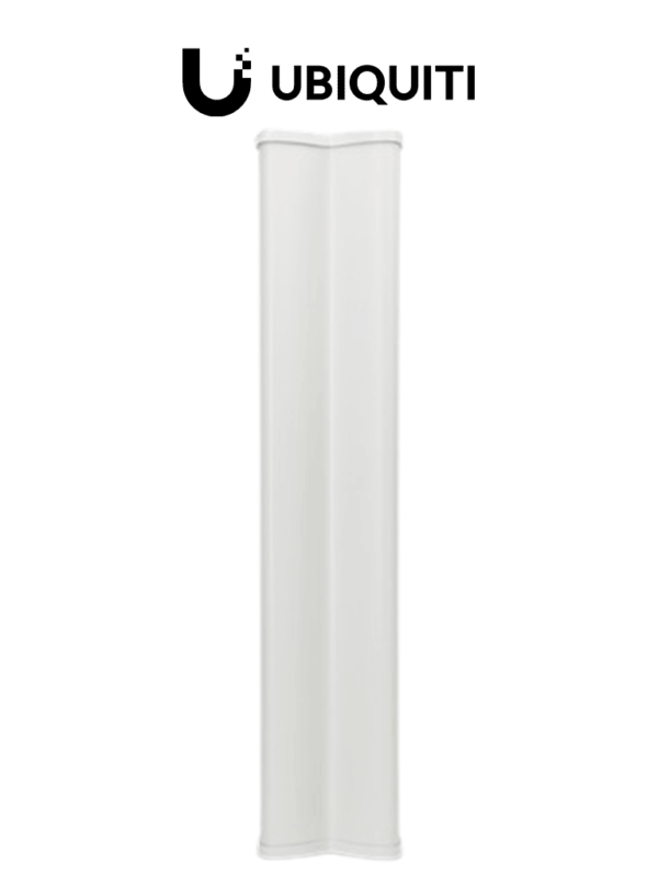 UBIQUITI AM-2G15-120 - Antena sectorial Airmax 2.4GHz de exterior con 15 dBi y apertura de 120 grados. Compatible con ROCKETM2.