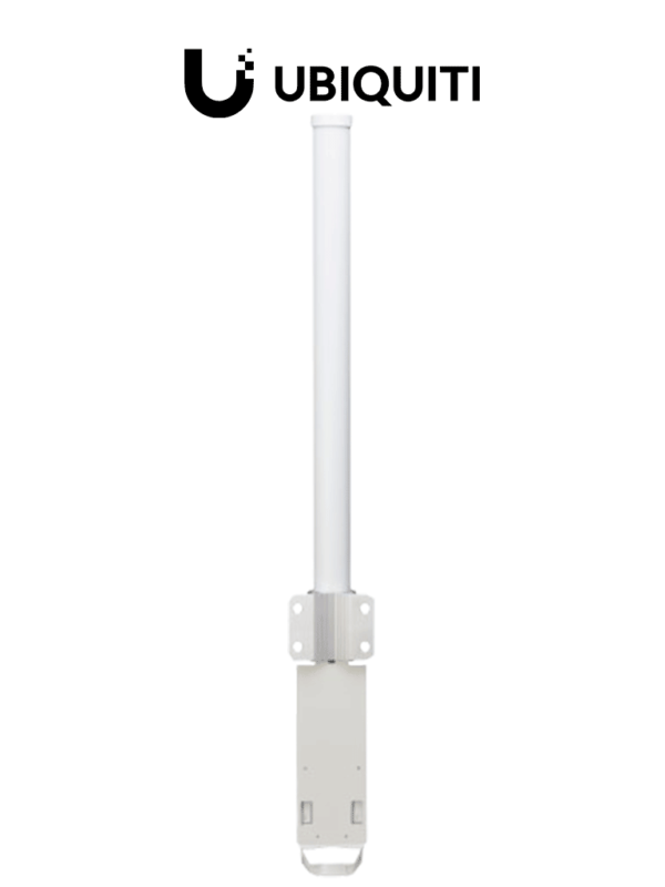 UBIQUITI AMO-5G13 - Antena omnidireccional para access point de 5.8GHz con una ganancia de 13 dBi y 2 conectores SMA hembra inverso.