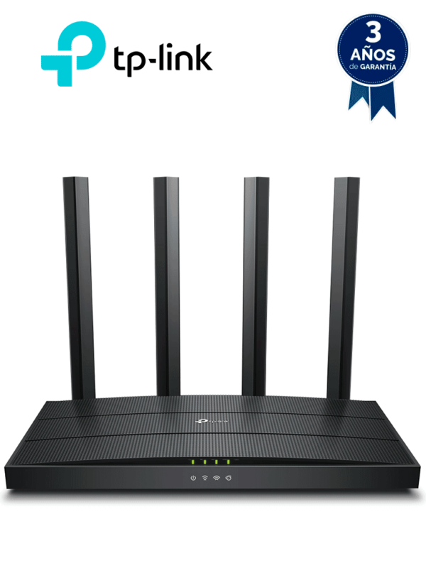 TP-LINK Archer AX12 - Ruteador WiFi 6 AX 1500Mbps con 1 puerto WAN RJ45 Gigabit Ethernet, 3 puertos LAN RJ45 Gigabit Ethernet, tecnologías MU-MIMO y OFDMA, además 4 antenas con Beamforming.#O1