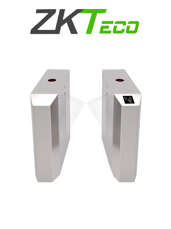 ZKTECO FBL200 - Barrera Peatonal Bidireccional / Acero SUS304 / Aleta de Acrílico / 110V / Infrarrojos / 5 millones de Ciclos / 30 Personas x Min. / Carril 58 cm / No cuenta con Lectores y Panel #spf