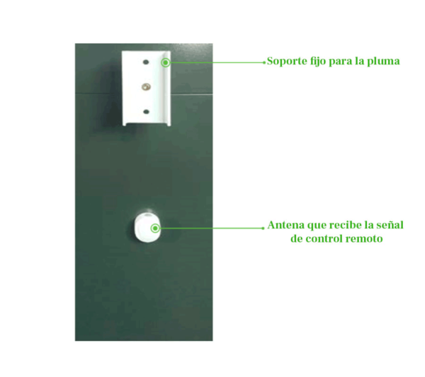 ZKTECO CMP200 - Barrera Vehicular de doble dirección Izq o Der/ Brazo Telescópico de 2.6 hasta 4.5 metros / 3 Seg. / Gabinete con Luz Led Indicador de estado / Sistema Inteligente anti-impacto/ Incluye 2 controles remotos - Image 5