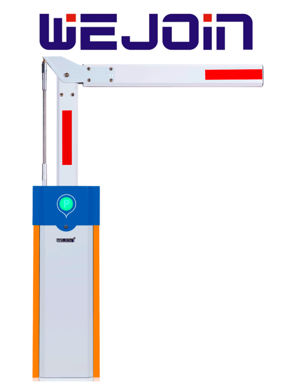 WEJOIN WJCB101VFIL33D90 - Barrera Vehicular Izquierda Alto Flujo / Motor 24 VDC / Brazo Octagonal Articulado De 3 Metros A 90 Grados / Velocidad 3 segundos / Dirección ajustable #WJ1 #MCI2Q125
