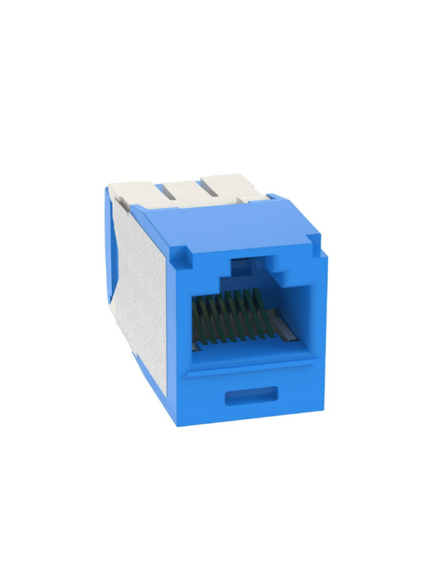 PANDUIT CJ6X88TGBU Jack modular TG Mini-Com™ / UTP RJ45 / Categoría 6A / Azul #MCI1Q125