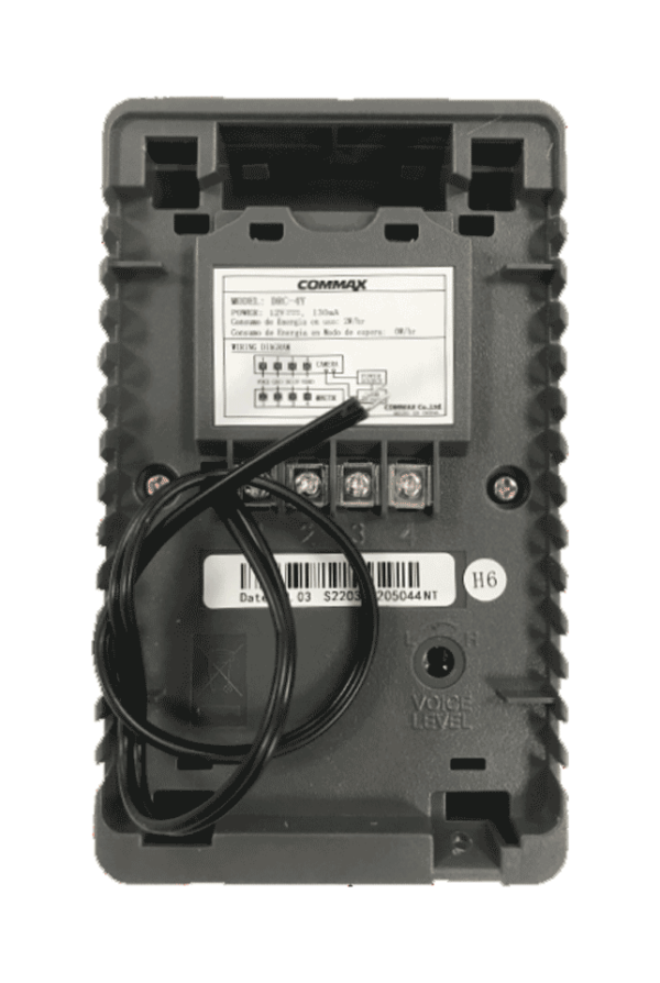 COMMAX DRC4Y - Frente de calle compatible con monitores Commax por conexión a 4 hilos, alimentación desde monitor, cuenta con funcion de apertura de puerta, Luz LED, soporta cubierta cmx2260001 #commag10 - Image 6