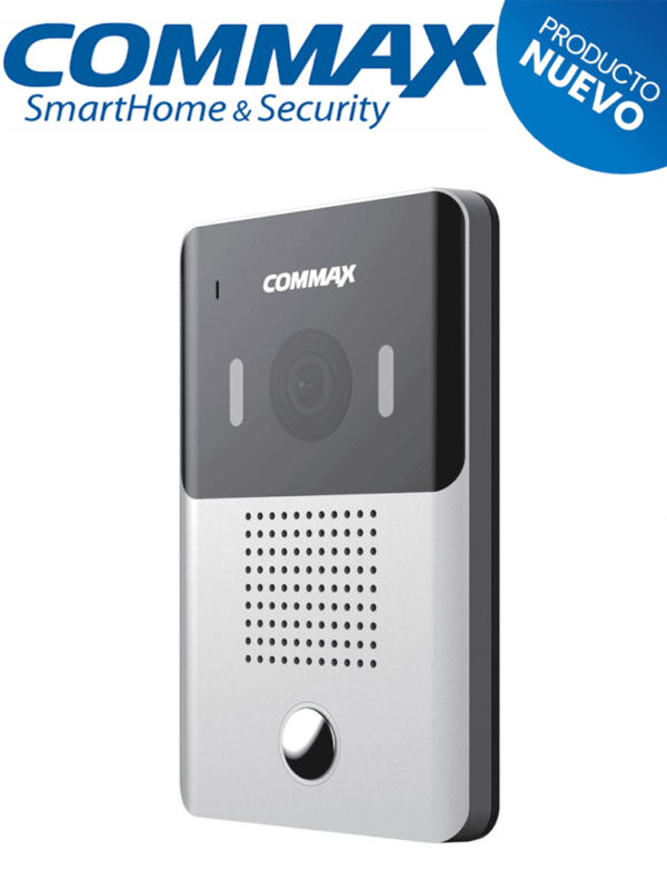 COMMAX DRC4Y - Frente de calle compatible con monitores Commax por conexión a 4 hilos, alimentación desde monitor, cuenta con funcion de apertura de puerta, Luz LED, soporta cubierta cmx2260001 #commag10