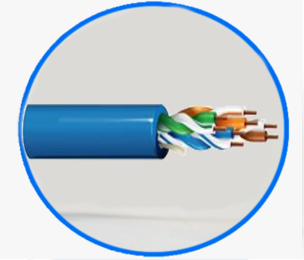 BELDEN 1583A006U1000 - Cable UTP / 4 Pares / Categoria 5E / 24 AWG / 305 Metros / 100% Cobre / Color azul/ - Image 2