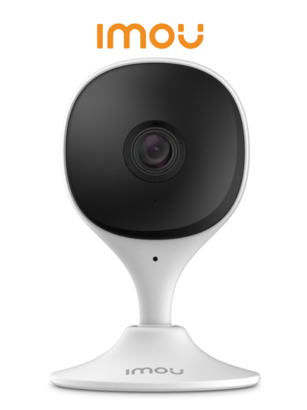 IMOU Cue 2C (IPC-C22CN-imou) - Cámara WiFi de 2MP con micrófono integrado, detección de humanos, visión nocturna IR de 10m, alarmas de eventos y sonido anormal, y ranura para MicroSD.