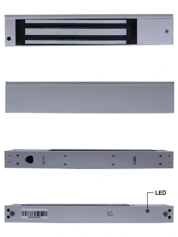 ZKTECO LM200LED - Cerradura Magnética para Uso Interior, Fuerza de Sujeción 200kg, 12/24 VCC, Fail Safe, Compatible con Puertas de Madera, Vidrio y Metálicas - Image 4