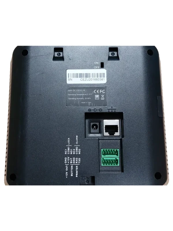ZKTECO MB360ID - Control de Asistencia y Acceso Básico con Autenticación Facial (1500 Rostros), Huella Digital BioID (2000), Tarjeta ID 125 kHz (2000), Registro de 100,000 Eventos y Conectividad TCP/IP #D2 - Image 3