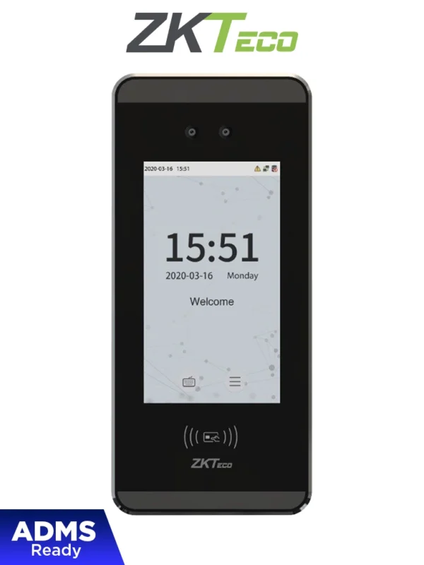 ZKTECO MiniACPLUS - Control de Acceso y Asistencia Visible Light con Autenticación Facial (3000 Rostros), Tarjeta ID 125 KHz (3000), Registro de 150,000 Eventos y Conectividad TCP/IP #zk03