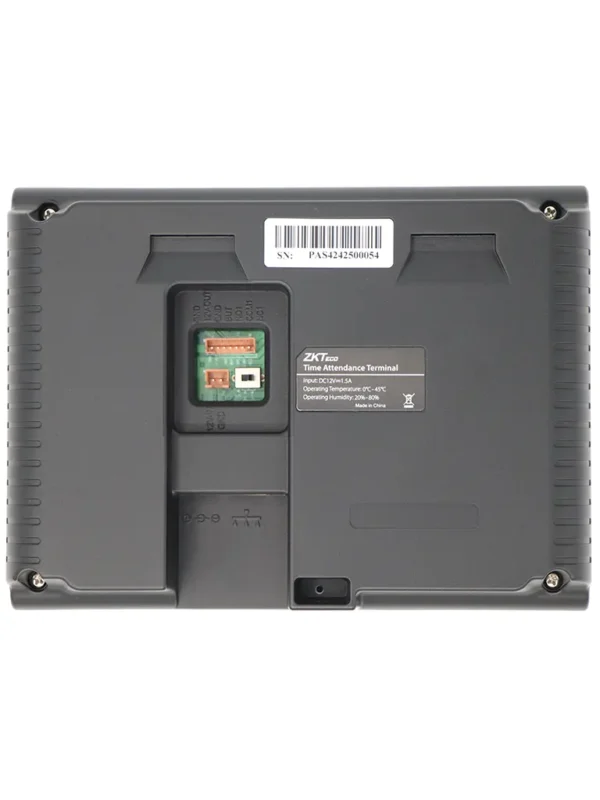 ZKTECO K40 - Control de Asistencia y Acceso Básico con Huella Digital BioID (1000), Conexión TCP/IP, SSR (Reporte en Hoja de Cálculo Mediante USB) y Batería de Respaldo de 2 Horas #D2 - Image 4