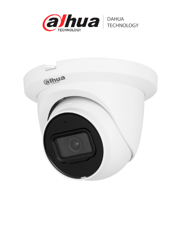 DAHUA DH-IPC-HDW2841TM-S Cámara IP WizSense de 8 MP/ H.265+/ Protección perimetral/ WDR/ HLC/ BLC/ LED IR de 30 m/ Lente de 2.8mm/ 106°/ Ranura MicroSD/ Micrófono/ PoE/ IP67/ SMD Plus/ #LoNuevo #MCI2Q125