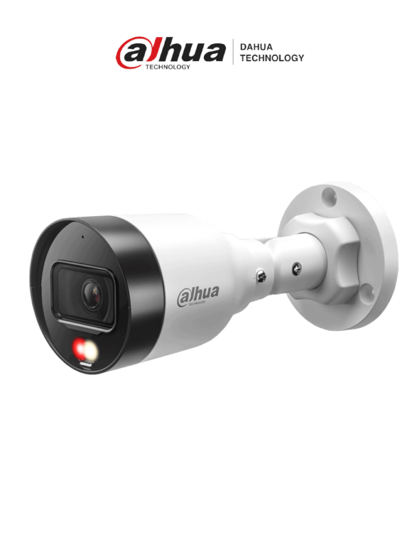 DAHUA DH-IPC-HFW1439S1-A-IL -Cámara IP Bullet de 4 Megapíxeles/Iluminador Dual/ Lente de 2.8mm/ 94 Grados de Apertura/ Micrófono Integrado/ 15 Metros de Iluminación con Luz Visible/ H.265+/ WDR de 120 dB