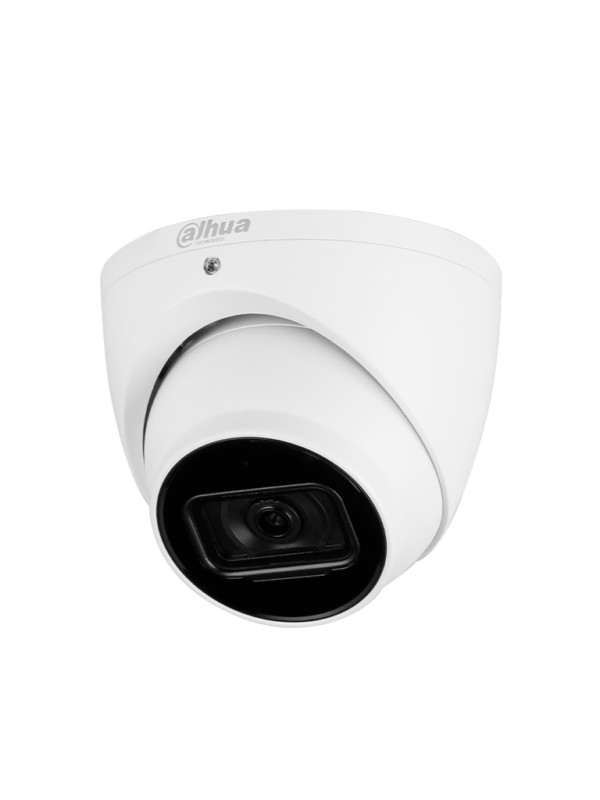 DAHUA DH-IPC-HDW3841EM-S-S2 - Cámara IP Domo de 8 MP con diseño Eyeball, lente 2.8 mm, y tecnología WizSense. Ofrece visión nocturna con IR de 30m, SMD 4.0 y AI SSA para análisis inteligente. Incluye ranura para MicroSD, y protección IP67 soportando PoE. - Image 2