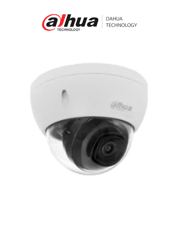 DAHUA IPC-HDBW1230E S4- Cámara IP Domo Antivandalica de 2 Megapixeles/ Lente de 2.8 mm/ 104 Grados de Apertura/ Metalica/ IR de 30 Mts/ IP67/ IK10/ PoE/ DWDR/ #MCI2Q125