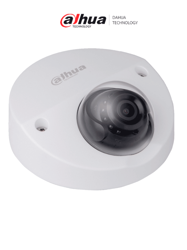 DAHUA HDBW3231FN-M- Camara IP Domo de 2 Megapixeles/ Especial para NVR Movil/ Lente de 2.8mm/ 110 Grados de Apertura/ Microfono Integrado/ IR de 23 Metros/ WDR Real/ IP67/ IK10/ PoE/ #MCI2Q125