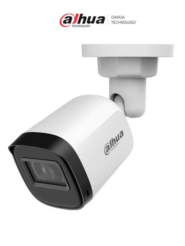 DAHUA HAC-B1A51-U-28 - Cámara Bullet de 5 Megapixeles/ Lente 2.8 mm/ 106 Grados de Apertura/ IR de 30 Mts/ IP67/ Soporta: CVI/CVBS/AHD/TVI/