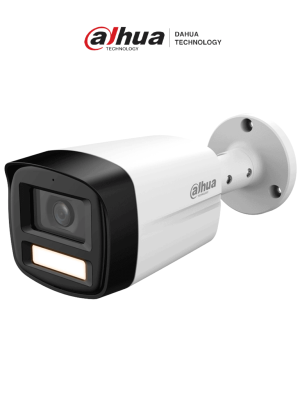 DAHUA DH-HAC-HFW1209TLMN-LED-0280B-S3 - Cámara Bullet de 2MP Full Color en 1080p con lente de 2.8mm, ángulo de 108° y alcance de iluminación de 40m, DWDR, IP67 compatible con CVI/CVBS/AHD/TVI. #MCI1Q125