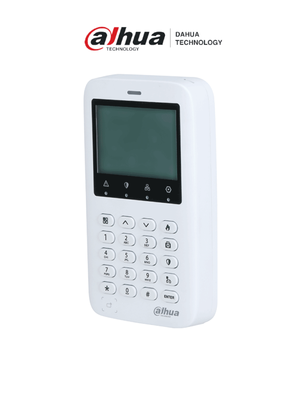 DAHUA DHI-ARK50C-R Teclado controlador de paneles ARC9 y ARC2/ Indicador de estatus de zona, armado y desarmado/ Armado y desarmado con NIP y Tarjeta IC / Múltiples funciones de cancelación, bypass, operaciones con relevadores #MCI1Q125