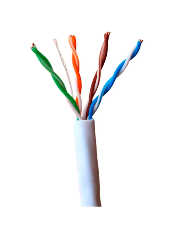 DAHUA PFM922I-5EUN-C-100 - Bobina de 100 metros de cable UTP Cat 5e, fabricado con conductores de aluminio revestidos de cobre (CCA), en color blanco. Ideal para uso en interiores, con cubierta FR-PVC retardante de flama #KitSep - Image 2