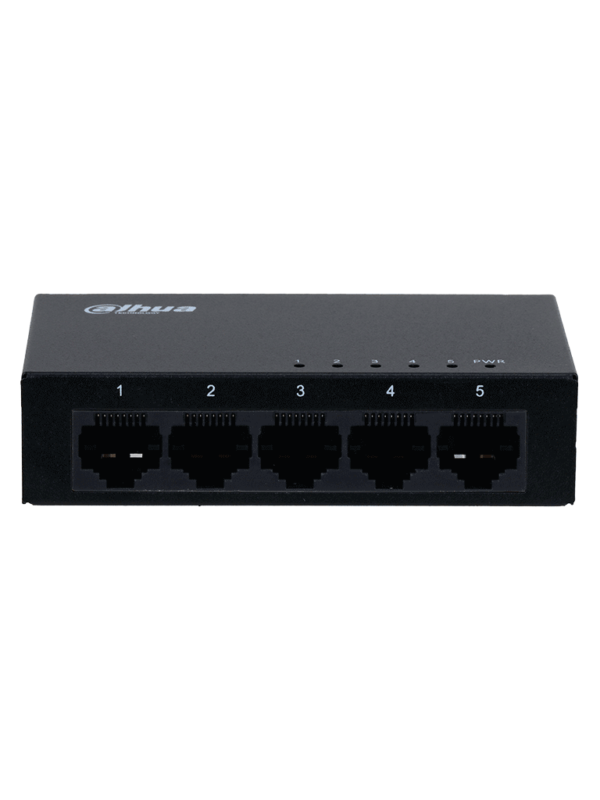 DAHUA PFS3005-5GT - Switch Gigabit de 5 Puertos No Administrable/ Capa 2/ 10/100/1000 Base-T/ Carcasa Metalica/ Switching 10G/ Tasa de Reenvio de Paquetes 7.44 Mbps/ Memoria Bufer de Paquetes 1Mb/ Con Proteccion de Descargas/ #SwitchDpxv #VolDH - Image 2