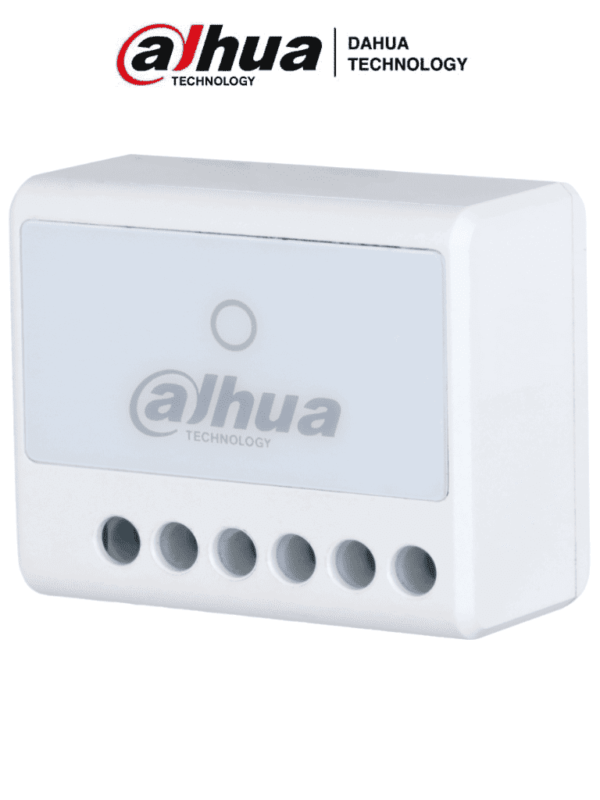 DAHUA DHI-ARM7011-W2 - Relevador Inalámbrico/ 1 Entrada NO/NC de 7-24 Vcd/ 1 Salida de Max 5A/ Comunicación Estable/ Detección de Interferencias/ 1 Entrada de Tamper/ Indicador de Estatus/ #Alarmasdahua