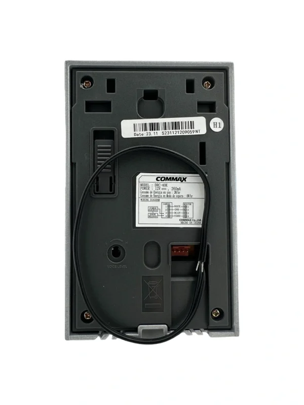 COMMAX DRC40K - Frente de Calle de Aluminio para Interior/Exterior, Compatible con Monitores de 4 Hilos (hasta 2 Monitores) con Ajuste Vertical de Cámara #CA3 #CMX1 - Image 3