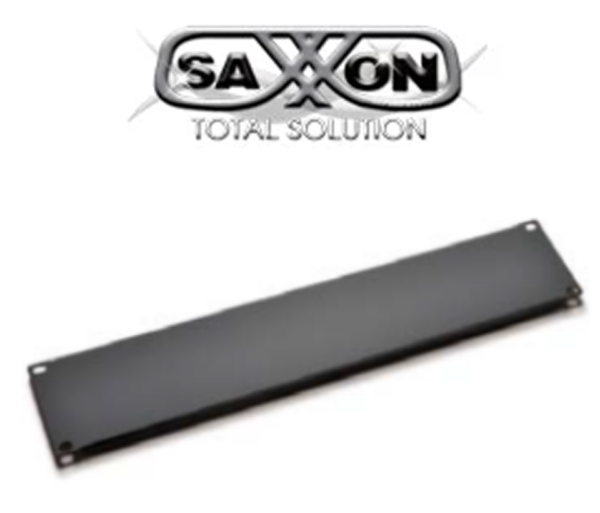 SAXXON 70060200- Placa ciega de 2 unidades de rack/ Medidas de 48.2 cm de ancho (19") x 8.8 cm de profundidad/ Metalica - Image 2