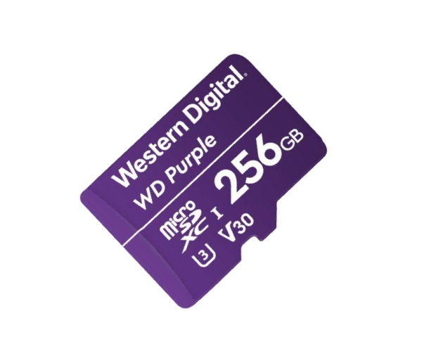 WESTERN DIGITAL WDD256G1P0C MicroSD 256GB / MICRO SDXC PURPLE SC QD101 VIDEOVIGILANCIA 24/7 CLASE 10 U1 LECT 50MB/S ESC 40MB/S #VIVESEGURO - Image 2