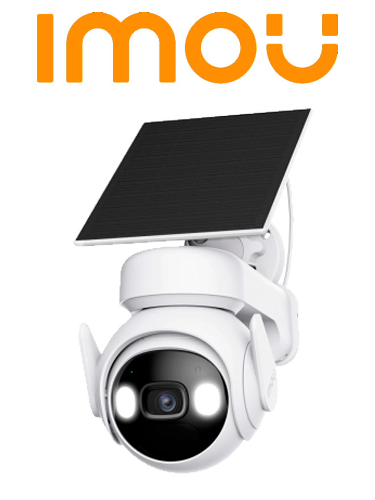 IMOU CELL PT LITE Kit (IPC-K9ECN-3T0WE/FSP12-TYPEC) - Kit de Cámara WiFi Cell PT LITE de 3MP con panel solar, lente de 2.8mm y 88° de apertura, audio bidireccional y sensor PIR integrado para detección precisa. #LoNuevo