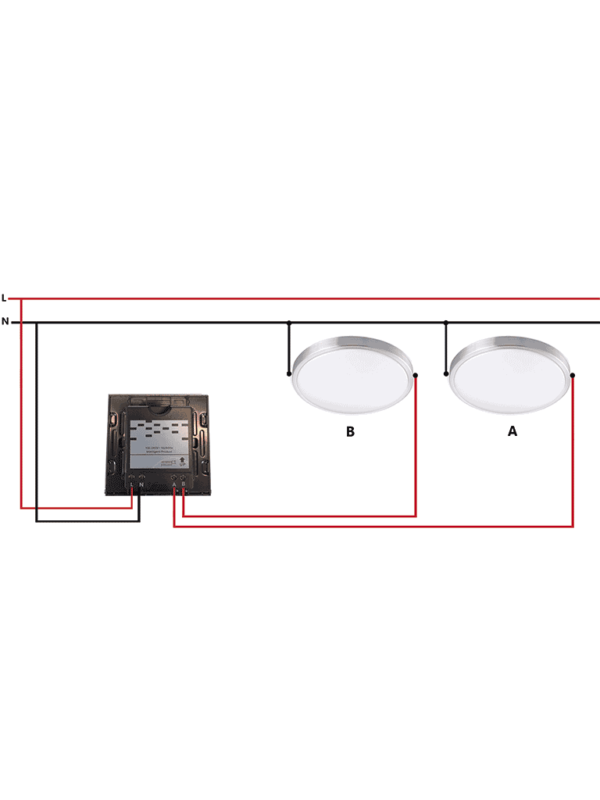 WULIAN SWITCHT2LN - Apagador Inteligente Touch con 2 Botones / Comunicacion Zigbee con Brain para administración desde celular a traves de App/ Carga maxima 10 Amp / Tipo Europeo - Image 3