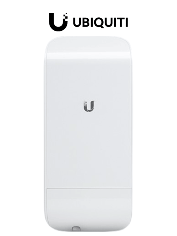 UBIQUITI NANOSTATION LOCOM5 - Radio Airmax 5.8GHz para exteriores con antena integrada tipo panel de 13 dBi, MIMO, potencia de 23 dBm y rendimiento de hasta 150 Mbps.