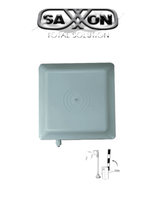 SAXXON SAXR2656 - Lectora de Tarjetas UHF para Control de Acceso Vehicular / 902 A 928 Mhz / Lectura de Largo Alcance de 1 a 6 metros / Encriptable / Compatible con Enrolador FC06 #SX1