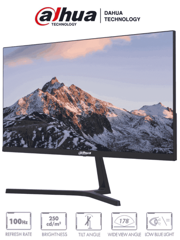 DAHUA DHI-LM22-B200S - Monitor de 21.45 Pulgadas/ Ultra Delgado/ 1920×1080/ Angulo de Visualización de 178 Grados/ Altavoces Integrados/ HDMI&VGA/ Diseño de Micro Bisel/ #VolDH #MonitorDahua #KitSep #MCI2Q125
