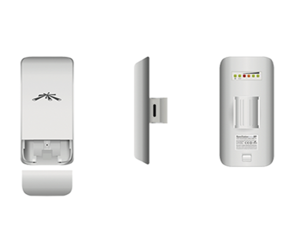 UBIQUITI NANOSTATION LOCOM2 - Radio con antena integrada Airmax 2.4GHz para uso en exteriores con tecnología MIMO. Cuenta con un panel de antena de 8 dBi y una potencia de transmisión de 23 dBm, ofrece un rendimiento de hasta 150 Mbp - Image 3
