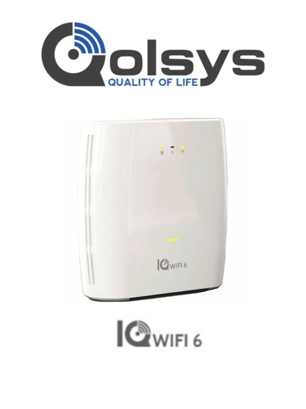 QOLSYS IQ WIFI 6 - Router WiFi compatible con paneles Qolsys IQ4 y Hub, Dual 2.4 GHZ / 5 GHZ #GAMER #AR