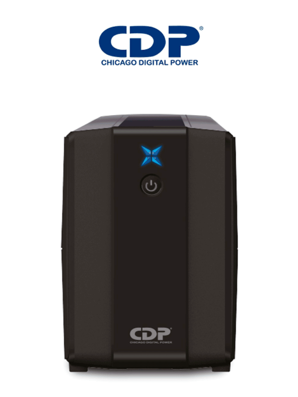 CDP R-UPR1008 - UPS Interactivo de 1000 VA y 500W, con 8 terminales de salida: 4 con respaldo y 4 con supresión de picos. #MCI2Q125