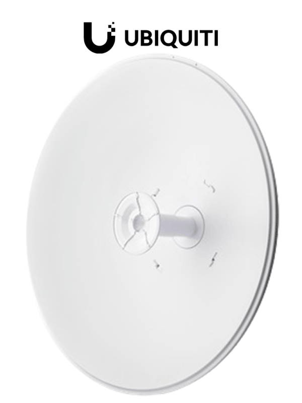 UBIQUITI ROCKETDISH RD-5G30-LW - Antena direccional conectorizada para radio, 5.8GHz, ganancia de 30 dBi, MIMO, diseño ligero.