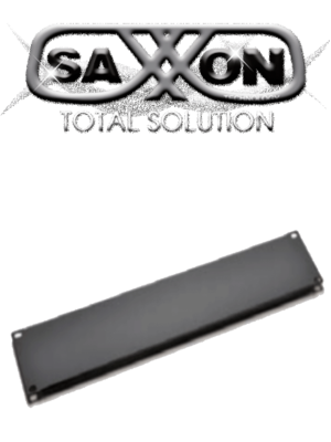 SAXXON 70060100- Tapa ciega de 1 Unidad de Rack/ Medidas de 48.2 cm de ancho (19") x 4.4 cm de profundidad/ Metalica