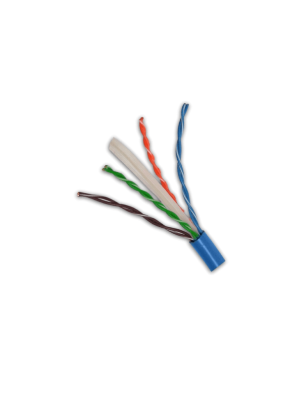 SBE TECH SBE-UTPC6-BL-NP - Cable UTP CAT6/ Recomendada para instalaciones de red hasta 80 mts / CCA / 305 M/ Color AZUL/ 23 AWG #MCI1Q125