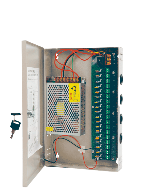 SAXXON SX10A18CH - Fuente de Poder Profesional 12 VCD / 10 Amperes / 18 Canales / 0.5 Amperes por Canal / Protección contra Sobrecargas / Led Indicador de Funcionamiento - Image 3