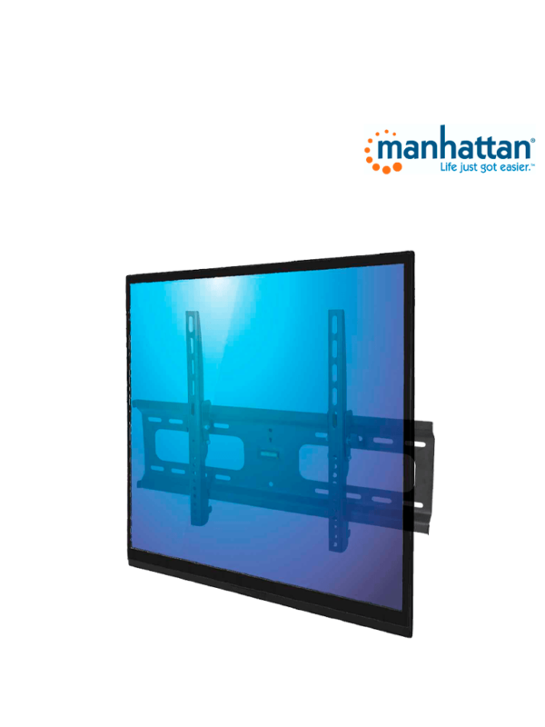 MANHATTAN 424752 - Soporte de Pared para Pantallas de 37 a 70 Pulgadas/ 75 Kg de Carga/ Ajuste Vertical/ Acero Reforzado/ VESA 200/ 400x200/ 300/ 400/ 600x400/#I&MBFIN #MCI2Q125 - Image 3