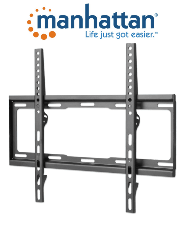 MANHATTAN 460934 - Soporte de Pared Para Pantalla de 32 a 55 Pulgadas/ 40 Kg de Carga/ Fijo/ Fabricado #I&MBFINen Acero/ VESA 200/ 300/ 400x200/ 400 #MCI2Q125